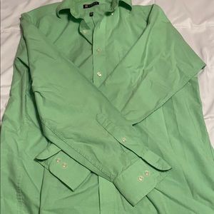 Chaps green long sleeved button down
